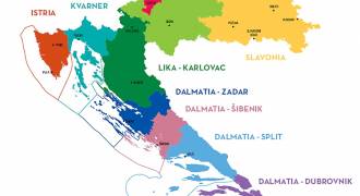 regio's in Kroatie